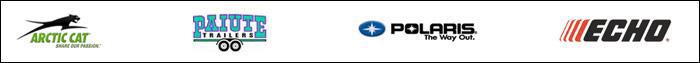 We carry products from Arctic Cat, Paiuie Trailers, Polaris, and ECHO.