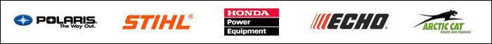 We carry products from Polaris, STIHL, Honda Power Equipment, Echo, and Arctic Cat.