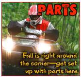 Parts - Fall is right around the corner&mdash;get set up with parts here.
