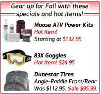 Gear up for the Fall with these specials and hot items!