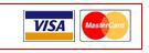 We accept Visa and MasterCard.