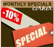 Monthly Specials Corner
