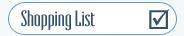 Shopping List