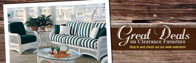 Stop in and check out our wide selection of clearance furniture.
