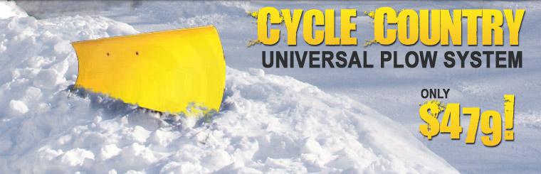 Get a Cycle Country universal plow system for only $479!