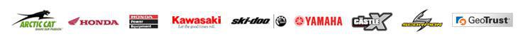 We carry products from Arctic Cat, Honda, Honda Power Equipment, Kawasaki, Ski-Doo, Yamaha, Klim, Castle X, and Scorpion.