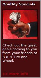 Monthly Specials
