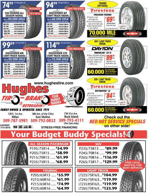 Your Budget Buddy Specials