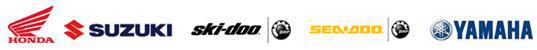 We carry Honda, Suzuki, Ski-Doo, Sea-Doo, and Yamaha products.