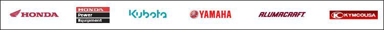 We proudly carry products from Honda, Honda Power Equipment, Kubota, Yamaha, Yamaha Marine, Alumacraft, and Kymco.