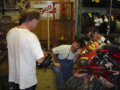Nick filming Jon & Tim, Wright's General Mgr
