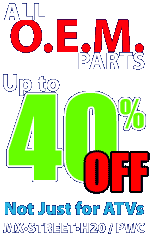 OEM Parts at 40% off