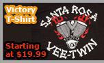 Santa Rosa Vee-Twin - Victory T-shirt starting at $19.99