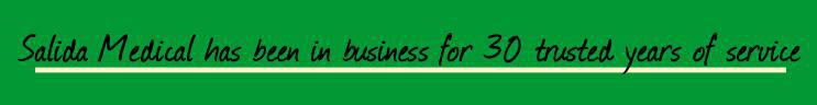Salida Medical has been in business for 30 trusted years of service.