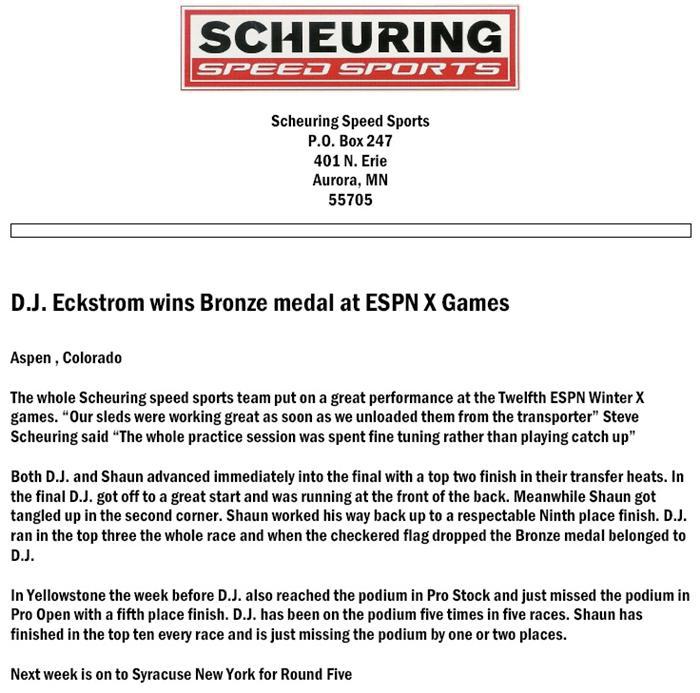 2008 ESPN X Games Sponsors' Report