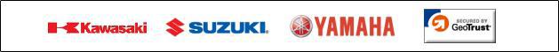 We carry Kawasaki, Suzuki, and Yamaha products.