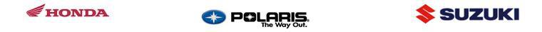 We carry products from Honda, Polaris, and Suzuki.