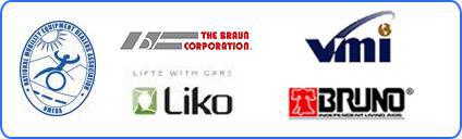 We are part of NMEDA. We carry products from Braun, VMI, Liko, and Bruno.