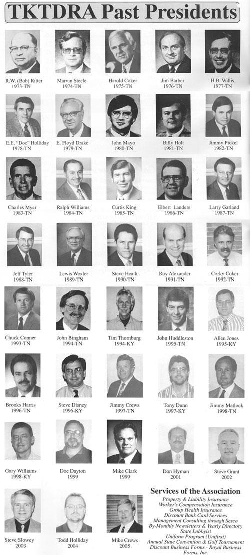 TKTDRA Past Presidents