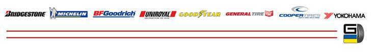 We carry products from Bridgestone, Firestone, BFGoodrich, Uniroyal, Goodyear, General Tire, Cooper Tires, and Yokohama.