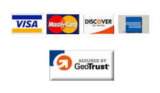 We accept Visa, MasterCard, Discover, and American Express.