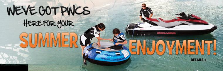 We’ve got PWCs here for your summer enjoyment!