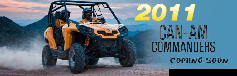 2011 Can-Am Commanders are coming soon! Check them out.