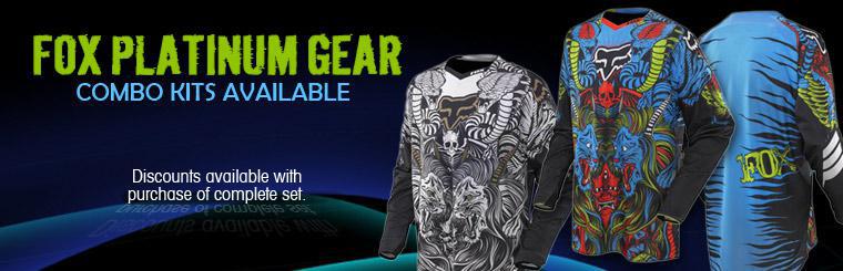 Fox Platinum Gear combo kits are now available!  Discounts are available with the purchase of a complete set.