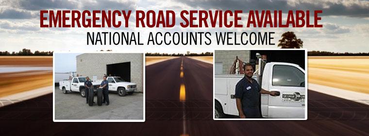 Emergency road service available with us! National accounts are welcome.