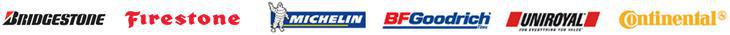 We proudly carry products from Bridgestone, Firestone, Michelin, BFGoodrich, Uniroyal, and Continental.