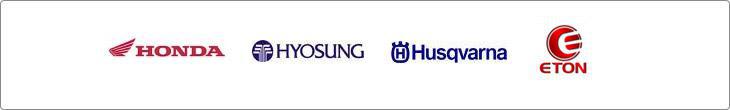 We proudly carry products from Honda, Hyosung Motors, Husqvarna, and E-TON.