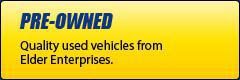Pre-Owned: Quality used vehicles from Elder Enterprises.