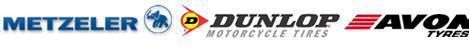 We carry products from Metzeler, Dunlop, and Avon Tyres.