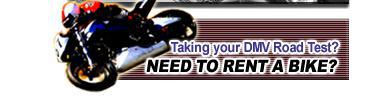 Taking your DMV Road Test? Need to rent a bike?