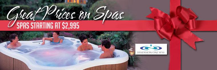 Great Prices on Spas