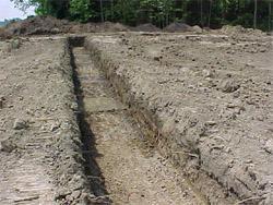Foundation dug