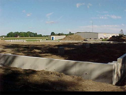 Walls poured