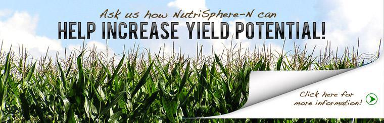 Ask us how NutriSphere-N can help increase yield potential! Click here for more information!