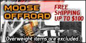 Moose Offroad. Free shipping up to $100. Overweight items are excluded.