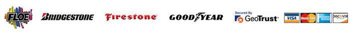 We carry products from Floe, Bridgestone, Firestone, and Goodyear. Our Web site is GeoTrust secured. We accept Visa, MasterCard, American Express, and Discover.