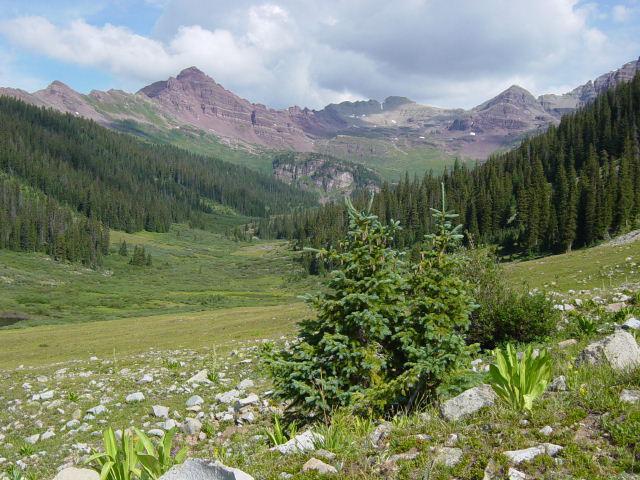 View from Sheep Mountain - Notice trails below.