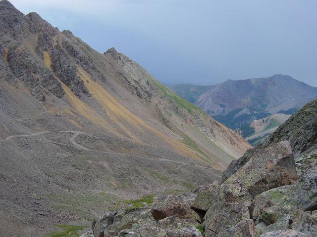 North side of Pearl Pass