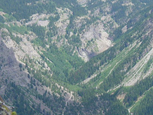 North view from American Flag Mountain