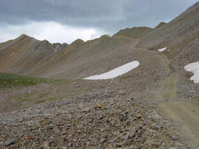 Independence Pass to Aspen in the distance.