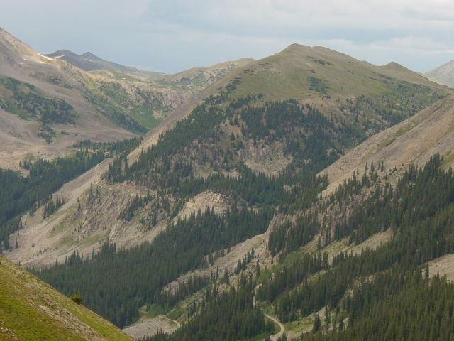 West side of Alpine Tunnel/Palisades Wall from Tomichi - Tuesday