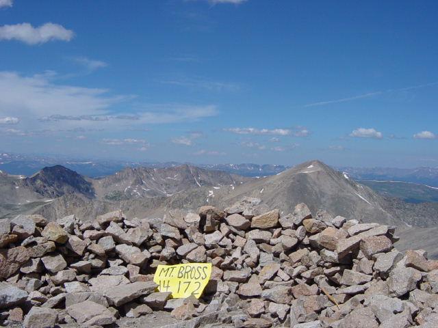 Mt. Bross, Mt. Democrat in background