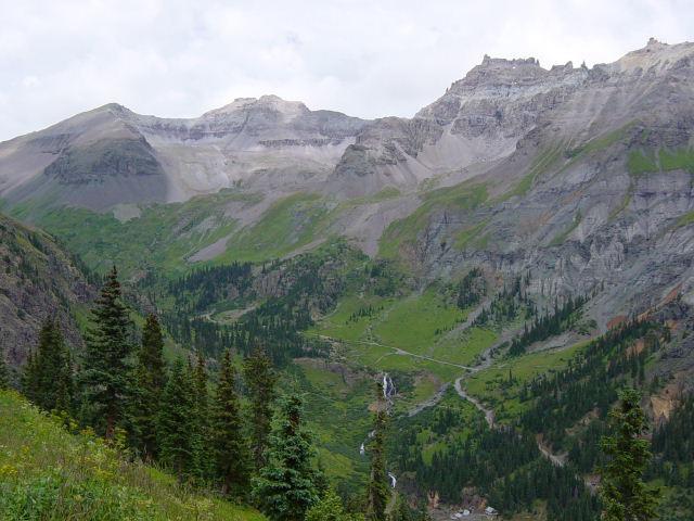 Yankee Boy Basin from Governor Basin road - Monday