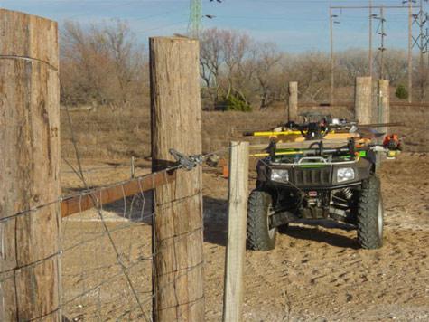 Turn your Arctic Cat into the handiest tool on the farm for fencing (tractor excluded).