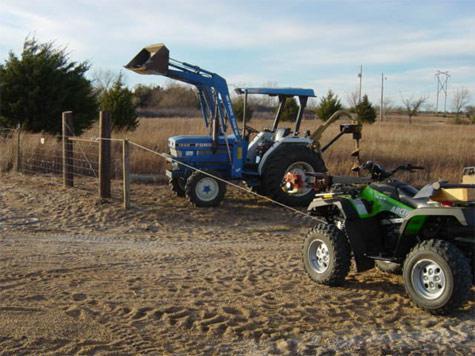 Turn your Arctic Cat into the handiest tool on the farm for fencing (tractor excluded).