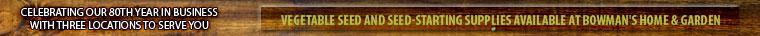 Celebrating our 80th year in business with 3 locations to serve you.